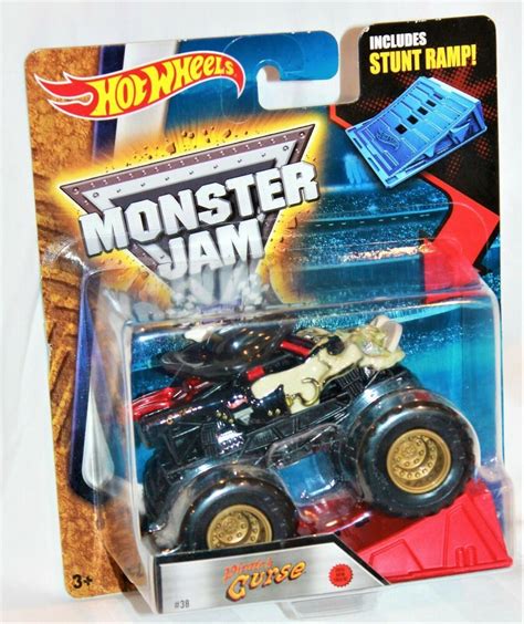 HOT WHEELS PIRATE'S CURSE MONSTER JAM TRUCK STUNT RAMP 2016 RARE BRAND NEW GIFT | eBay | Monster ...