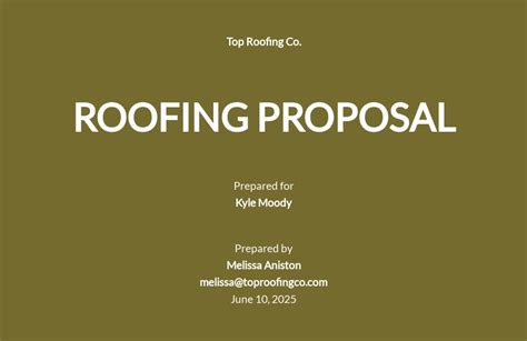 21 Free Roofing Templates Edit And Download