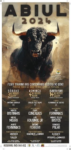 Cartaz Da Feira Taurina De Abiul