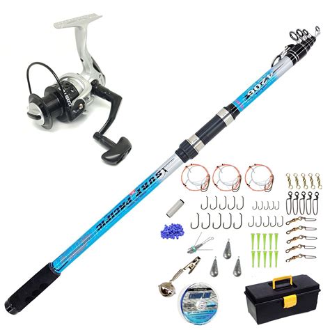 Kit Pesca Variada Mar Ca A Telescopica M Reel Frontal El