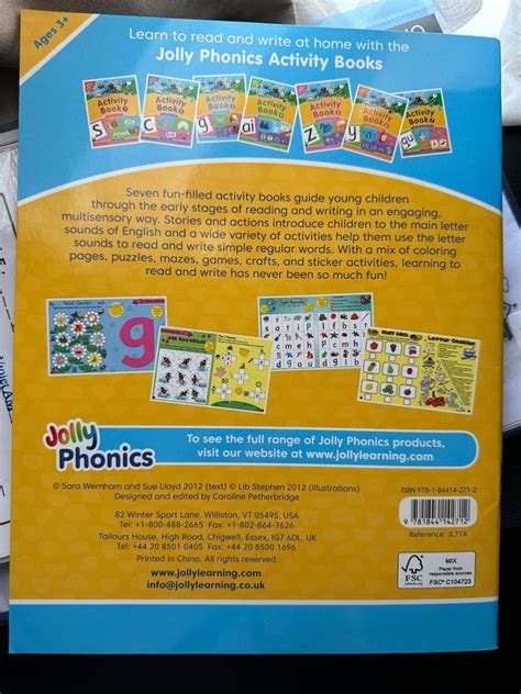 Jolly Phonics Activity Book 3 興趣及遊戲 書本 And 文具 小朋友書 Carousell