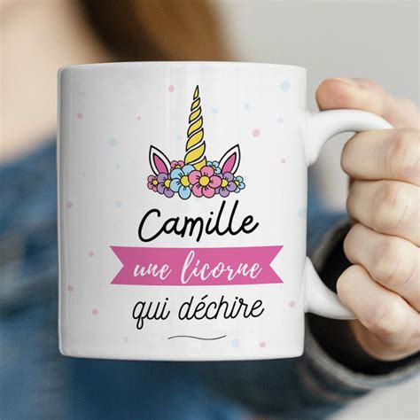 Mug licorne personnalisé avec Prénom Custom it