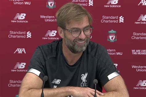 Watch Jurgen Klopp S Pre Match Press Conference Man United Vs