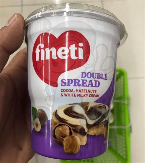 Fineti Hazelnut Double Spread 2 X 400g Food Drinks Packaged