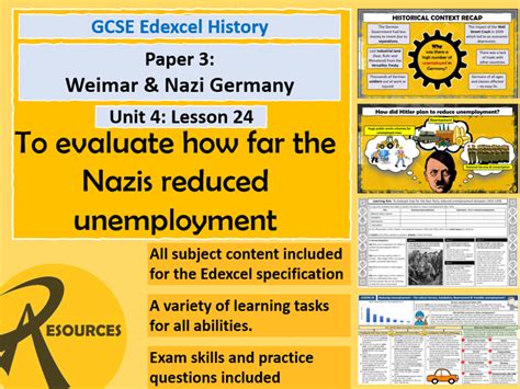 Gcse History Edexcel Weimar Nazi Germany Bundle Part Life In Nazi