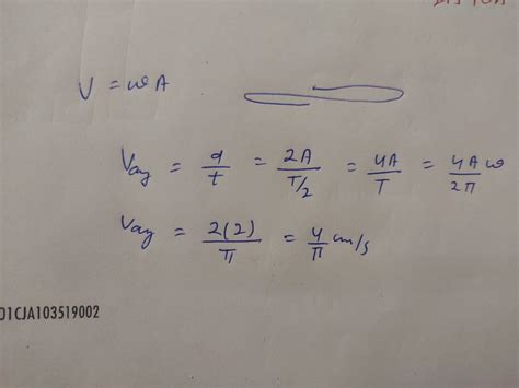 The Velocity Of A Particle In Shm At The Instant When It Is 06 Cm Away