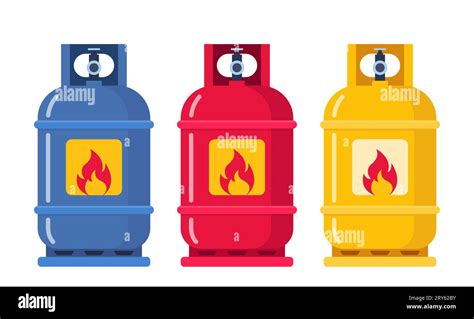 Lpg Flammable Gas Tanks Set Propane Butane Methane Gas Tank Gas