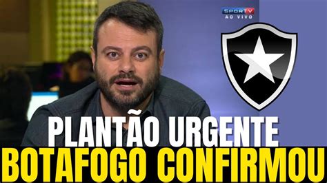 SAIU AGORA É PRA COMEMORAR BOTAFOGO CONFIRMOU NOTICIAS DO BOTAFOGO