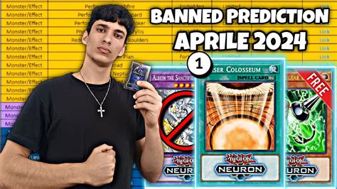 Banned Prediction Aprile Meta Reset O Soft Banned Yu Gi Oh