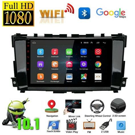 For Nissan Teana Altima Android 10 1 Car Radio Stereo GPS Navi Wifi 1G