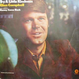 Glen Campbell – Try A Little Kindness (1970, Vinyl) - Discogs