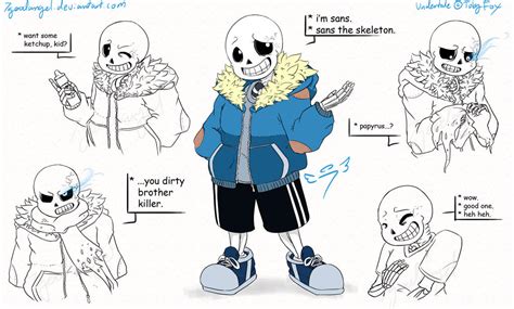 Sans The Skeleton By 7goodangel On Deviantart