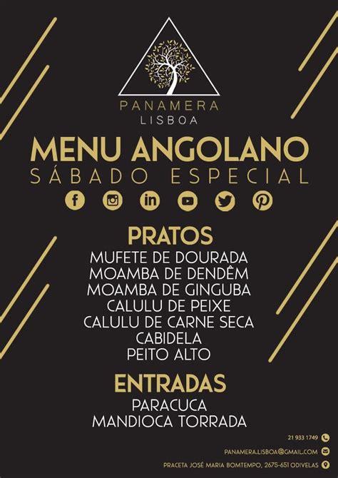 Sábado Especial é No Panamera Lisboa Venha Degustar O Nosso Menu