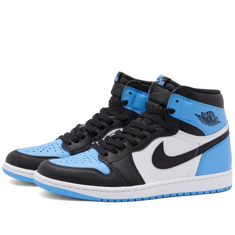 Air Jordan 1 Retro Hi Og Rmstd University Blue Black And White End Us