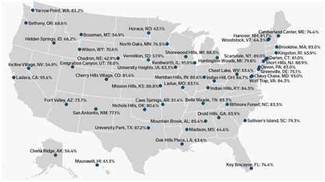 Map Shows Most Educated Cities In Us