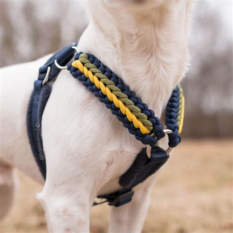 Adjustable Paracord Dog Harness Custom Dog Harness Walking Etsy