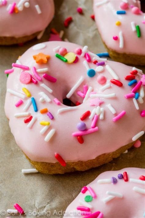 Pink Party Donuts Sallys Baking Addiction