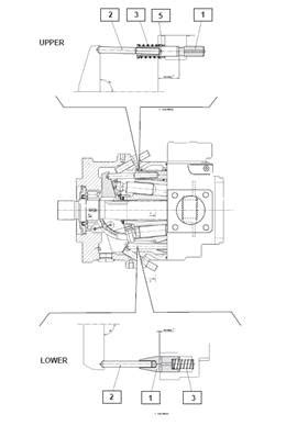 Pompe hydraulique tête abattage valve de commande 9992085 Cuoq