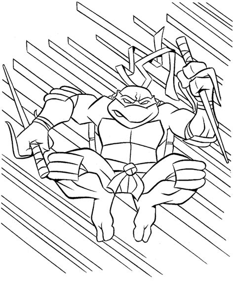 106 dessins de coloriage tortue ninja à imprimer sur LaGuerche Page 6