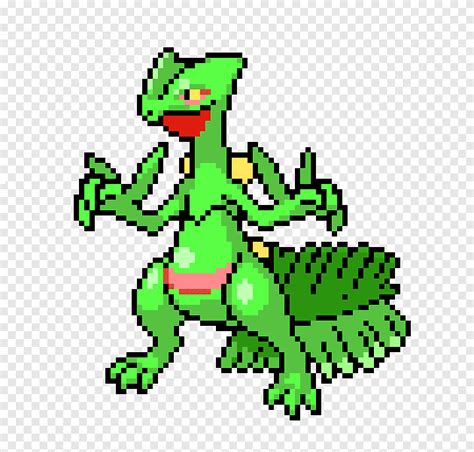 Free download Sceptile Pixel art Grovyle Pokémon pokemon leaf