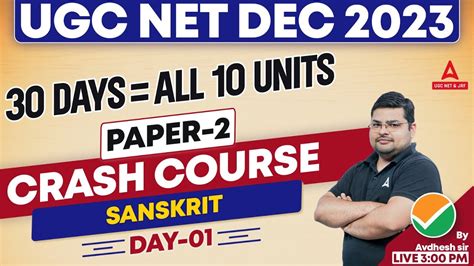 Ugc Net Dec I Days Units Paper I Ugc Net Jrf Crash