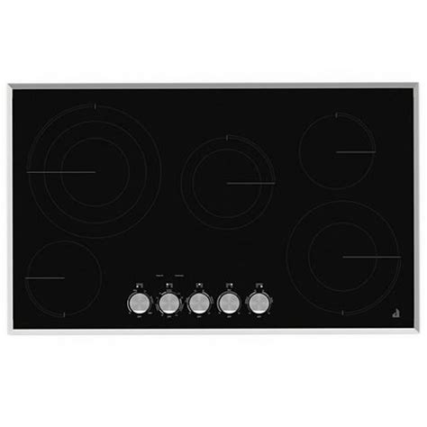 Jenn Air Lustre Glass Electric Radiant Cooktop With Stainless Steel