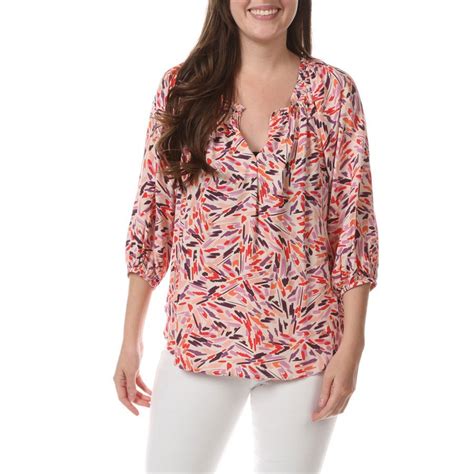 Beach Lunch Lounge Collection Akira Printed Top At Von Maur