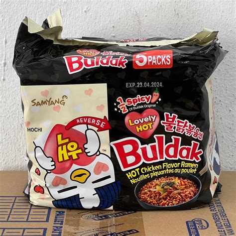 140g X 5pcs Samyang Lovely Hot Buldak Hot Chicken Flavor Ramen Stir