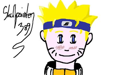 Naruto face by Skullpainter389 on DeviantArt