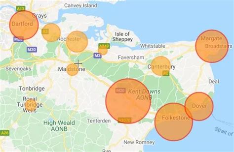 Kent Coronavirus Hotspots Where Covid Is Now Spreading The Quickest