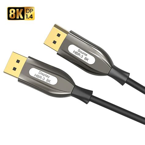 Fiber Dp Cable Displayport Optic Fiber K Hz K Hz Hbr