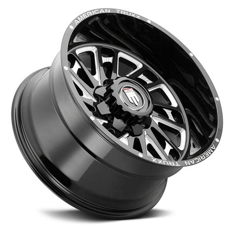 AMERICAN TRUXX AT1905 BLADE Wheels Black With Milled Accents Rims