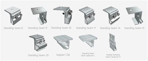 Standing Seam Metal Roof Solar Clamps