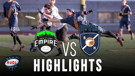 New York Empire Vs Montreal Royal Highlights Audl Ultimate