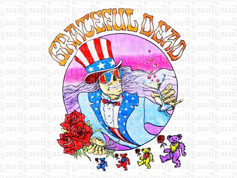 Grateful Dead Png File Uncle Sam Deadheads Rock N Roll Band Etsy