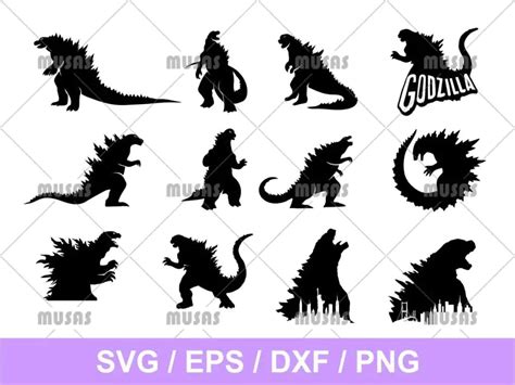 Godzilla Svg Vectorency