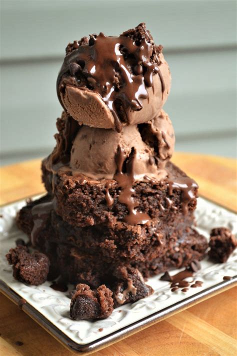 Fudge Brownie Ice Cream Recipe Brownie Ice Cream Yummy Food Ice