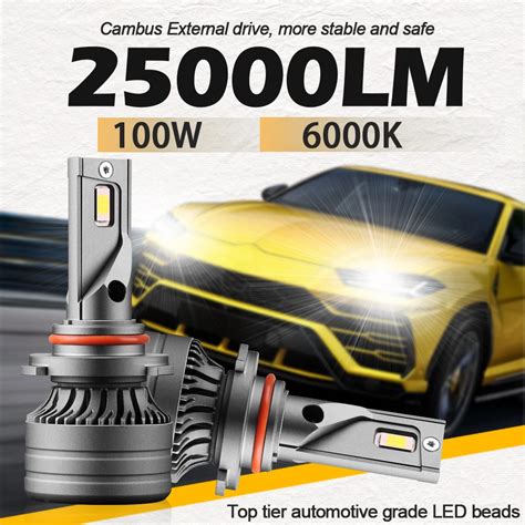 Roadsun H11 H4 LED Lamp H7 Car Headlight Bulb HB3 HB4 9005 9006 H1 Led