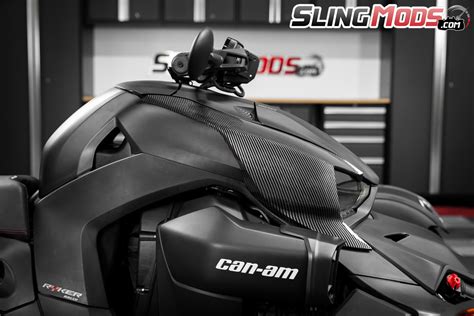 Carbon Fiber Pattern Upper Fairings For The Can Am Ryker Set Of