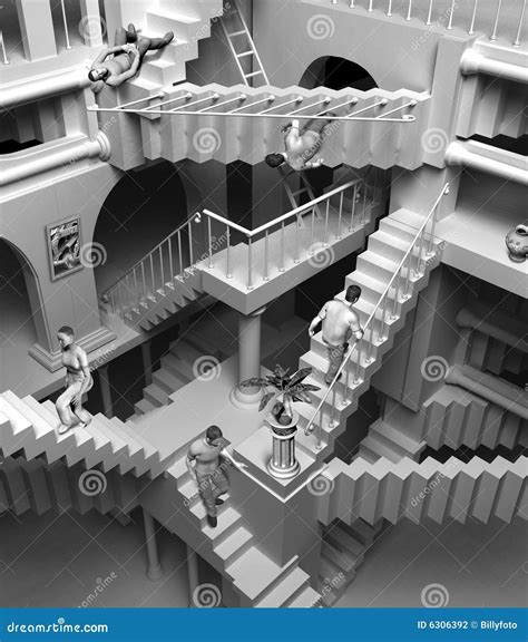 Escher Stairs Stock Photography - Image: 6306392