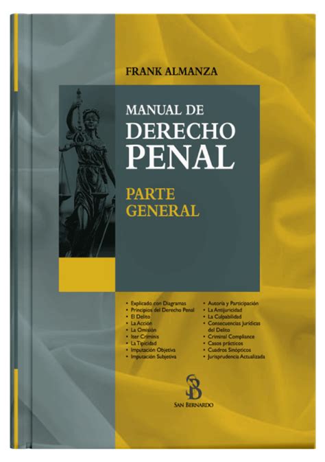 Manual De Derecho Penal Parte General Librer A Juridica Legales