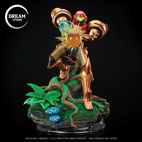 Scale Samus Aran Metroid Prime Resin Statue Dream Studio