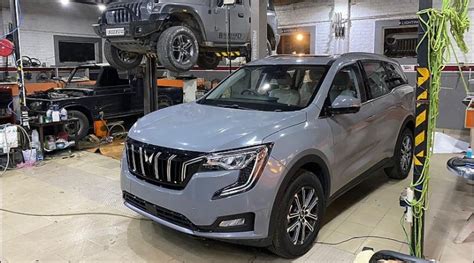 India S First Mahindra XUV700 With A Nardo Grey Wrap This Is IT