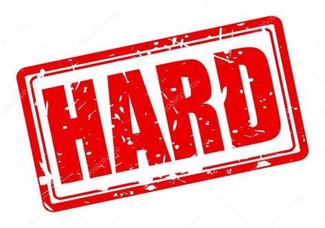Hard red stamp text — Stock Vector © pockygallery #56896457 