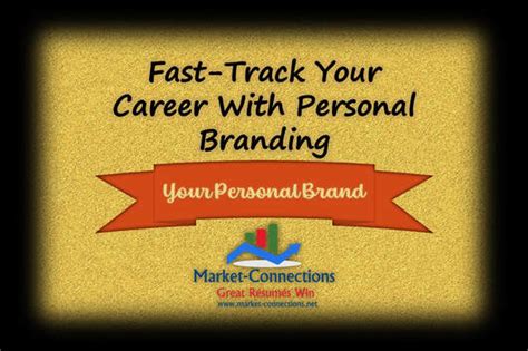 Fast Track Your Career With Personal Branding Professional Resume