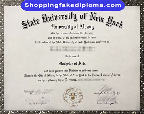 State University Of New York At Albany Fake Degree Buy Fake Diploma