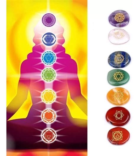 Piedras Chakras Sanacion Cuarzo Reiki Meditacion Chacras Mercado Libre