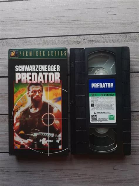 PREDATOR VHS HORROR Action Sci Fi Arnold Schwarzenegger Fox Video EUR 3