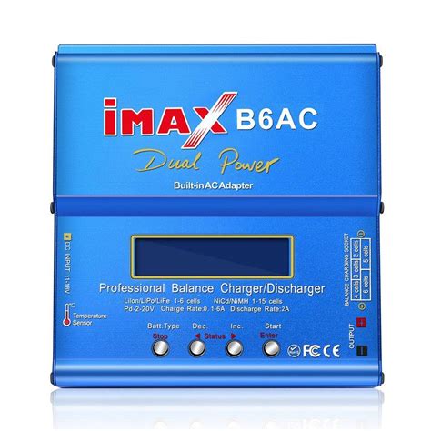 Buy ICOCO ARES Blue IMAX B6 AC B 6AC Lipo NiMH 3S RC Battery Balance