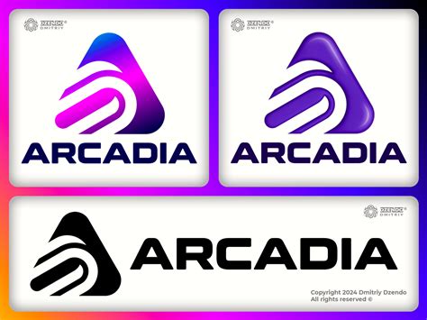 ARCADIA Logo IT company by Dmitriy Dzendo on Dribbble